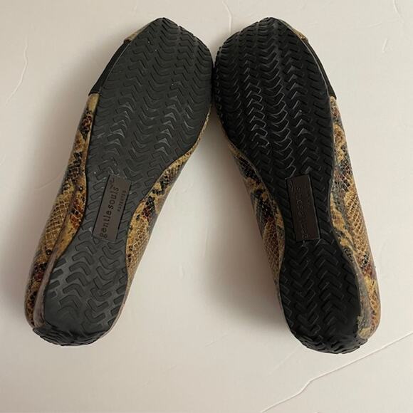 Gentle Souls Snake Print Ballet Flats Size 7-1/2‎ Stylish Comfortable Modern - Picture 6 of 6